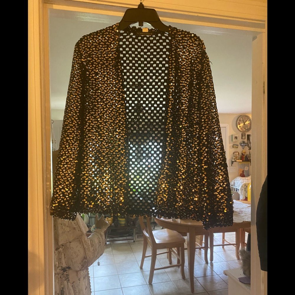 Vintage sequined top